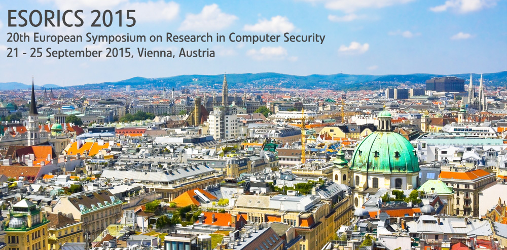 20th European Symposium on Research in Computer Security